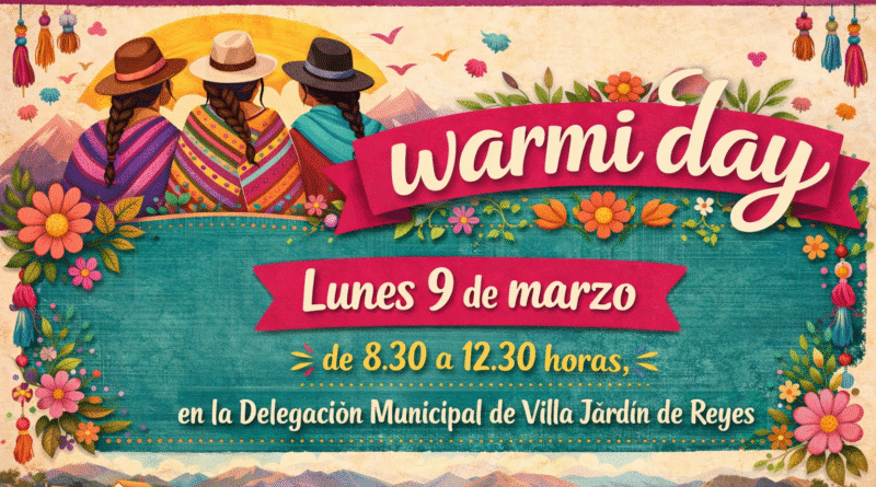 “8M Warmi Day”, una kermés comunitaria por el Día de la Mujer