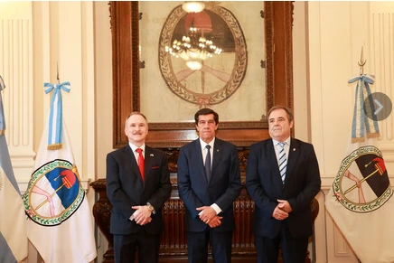 Sadir recibió al embajador de Estados Unidos en Argentina