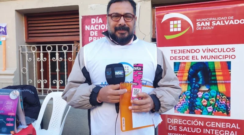 LA MUNICIPALIDAD DE SAN SALVADOR DESPLEGÓ UN OPERATIVO DE TESTEO RÁPIDO EN LA PEATONAL BELGRANO POR EL DÍA NACIONAL DE LA PRUEBA DE VIH