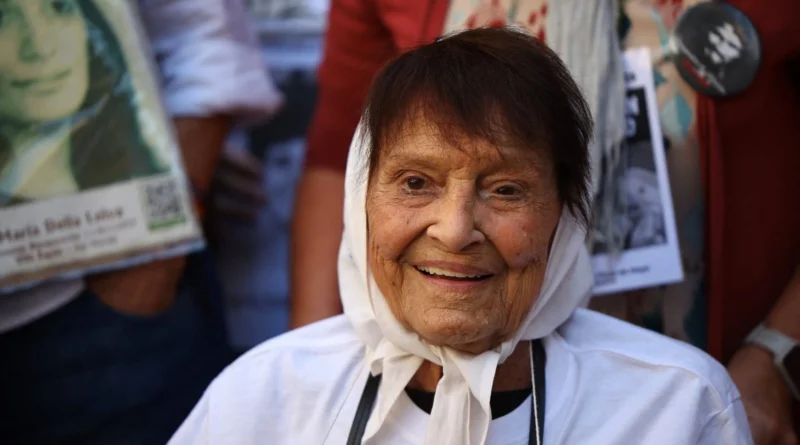 FALLECIO TATY ALMEIDA, REFERENTE HISTORICA DE MADRES DE PLAZA DE MAYO LINEA FUNDADORA