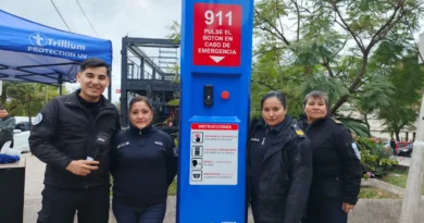 YA ESTÁ OPERATIVO EL PRIMER TÓTEM DE SEGURIDAD EN LA ZONA DE LA EX TERMINAL