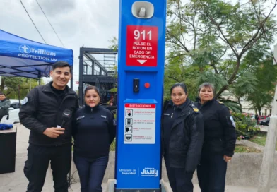 YA ESTÁ OPERATIVO EL PRIMER TÓTEM DE SEGURIDAD EN LA ZONA DE LA EX TERMINAL