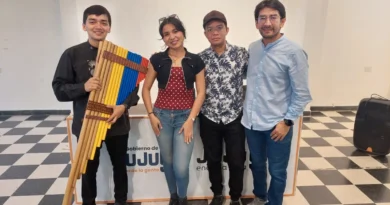 EL CUARTETO ECUATORIANO TAKIKSAPA PRESENTÓ SU PROPUESTA MUSICAL EN SAN SALVADOR DE JUJUY